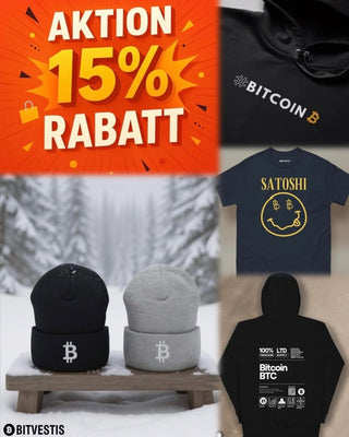 Beliebte Bitcoin Kleidung 2025 – Hoodies und T-Shirts von BITVESTIS im Überblick