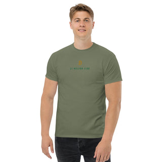 21 MILLION BTC CLUB T - SHIRT in Militärgrün S ( von BITVESTIS)