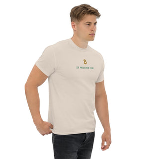 21 MILLION BTC CLUB T - SHIRT in Natürlich S ( von BITVESTIS)