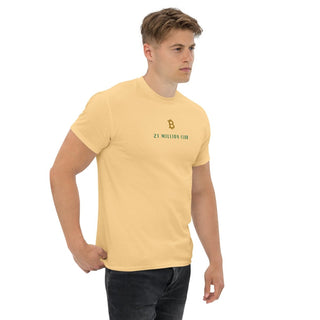 21 MILLION BTC CLUB T - SHIRT in Yellow Haze S ( von BITVESTIS)