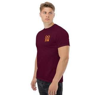 21M Bitcoin T-Shirt in Kastanienbraun von BITVESTIS