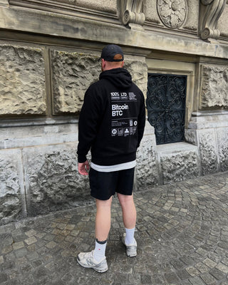 BITCOIN LABEL HOODIE BITVESTIS BITVESTIS Schwarz