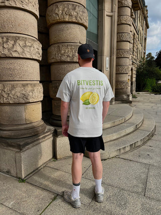 SUMMER 21 BITCOIN LEMON OVERSIZED T - SHIRT in S ( von BITVESTIS)