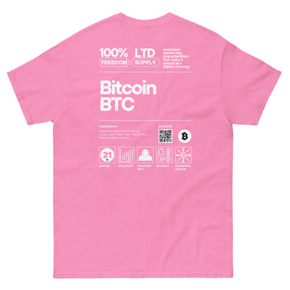 BITCOIN LABEL T-SHIRT BITVESTIS Azalee S