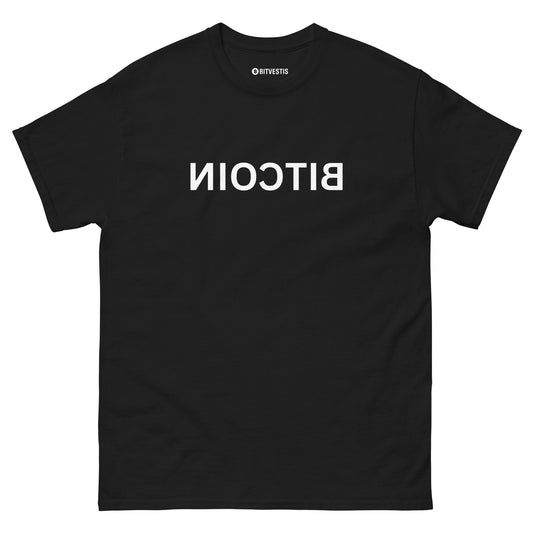 BITCOIN MIRROR T-SHIRT BITVESTIS Black S