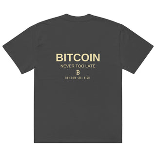 BUY LOW SELL HIGH OVERSIZED T - SHIRT in S ( von BITVESTIS)