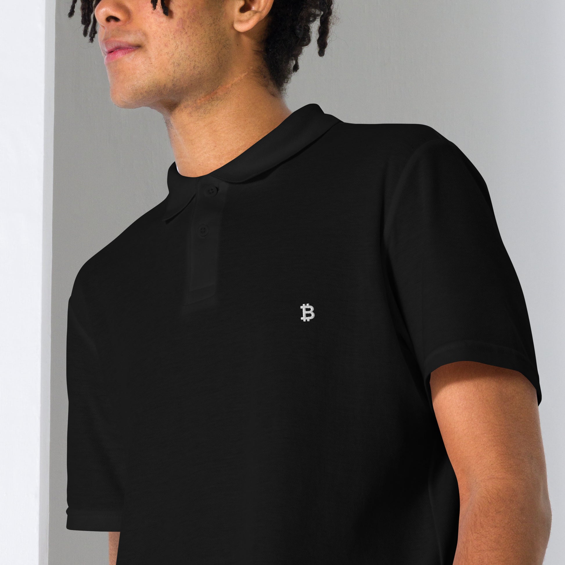 ₿ POLO SHIRT CLASSIC BITVESTIS S bitcoin Poloshirt Btc BITVESTIS