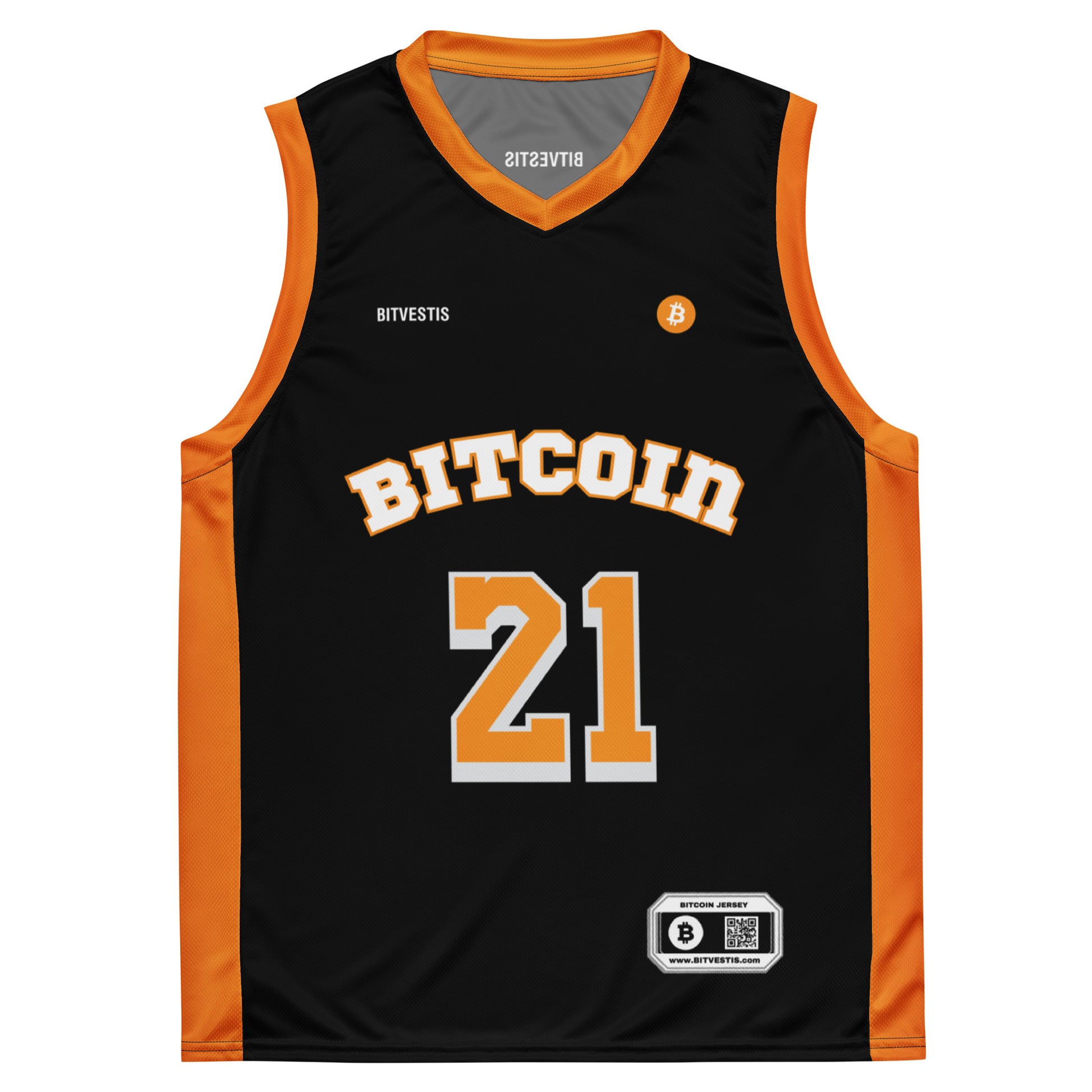 Bitcoin Trikot Limitierte Edition – Nachhaltiges Trikot aus 100% recyceltem Polyester für Krypto-Fans