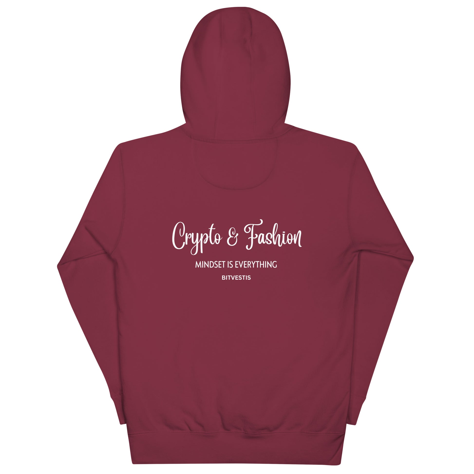 CRYPTO & FASHION HOODIE BITVESTIS BITVESTIS Kastanienbraun S bitcoin
