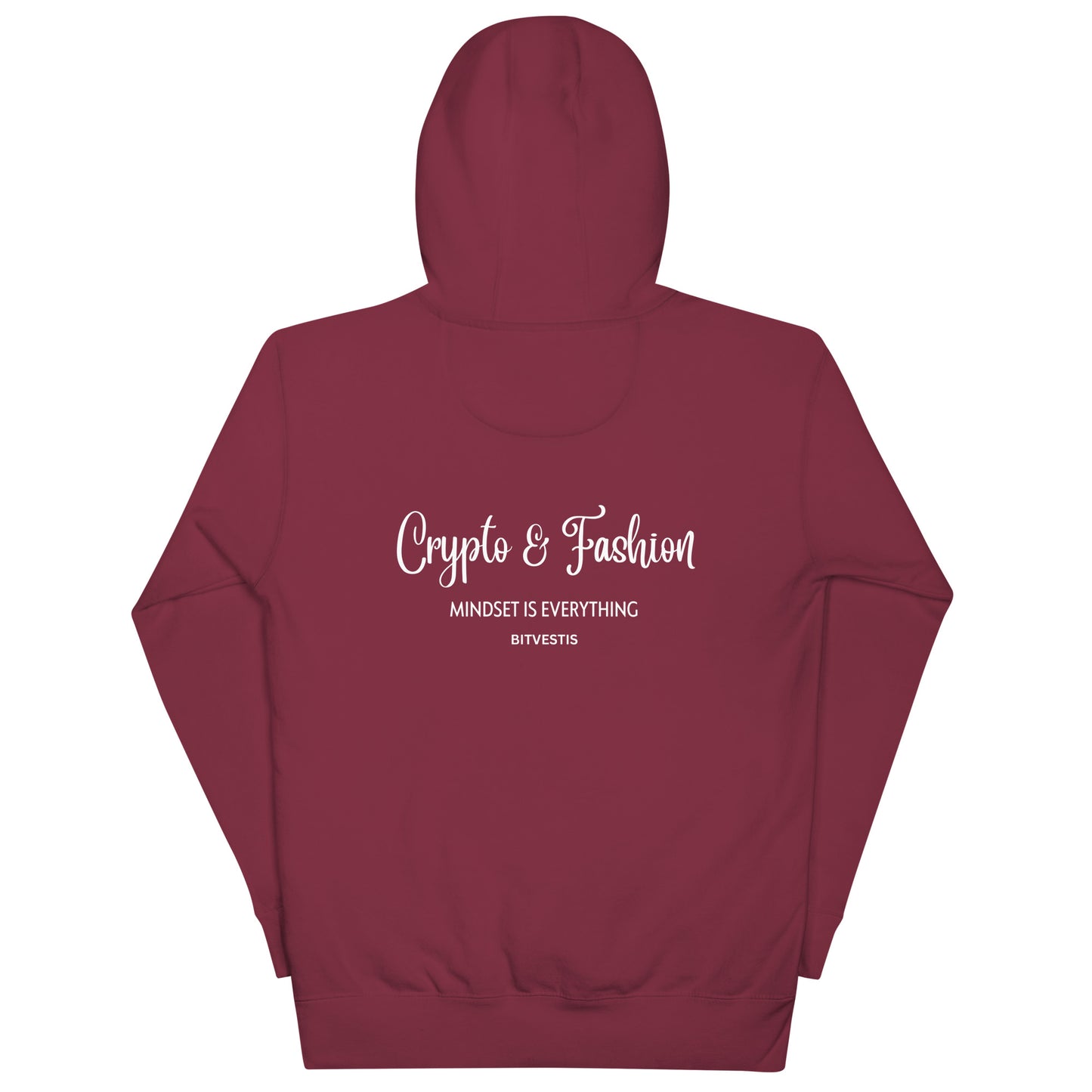 CRYPTO & FASHION HOODIE BITVESTIS BITVESTIS Kastanienbraun S bitcoin