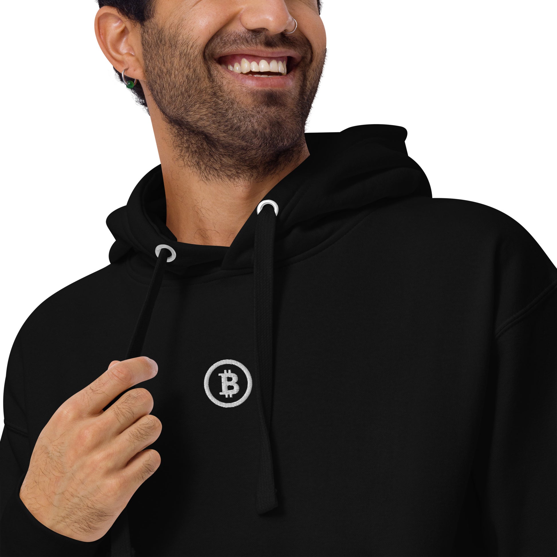 BITCOIN STANDARD STICK HOODIE BITVESTIS BITVESTIS Schwarz