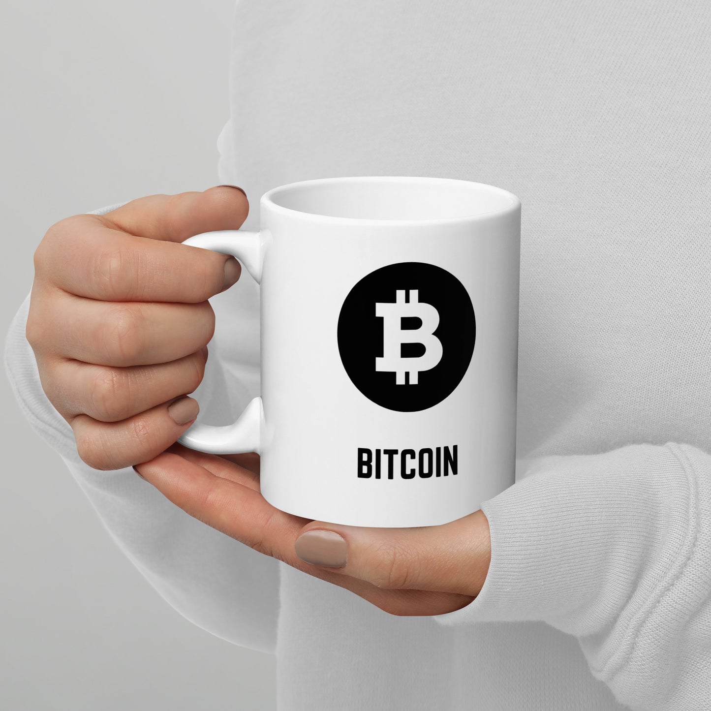 BITCOIN TASSE-Hochwertige Bitcoin Tasse aus Keramik, perfekt für Kaffee und Tee.
