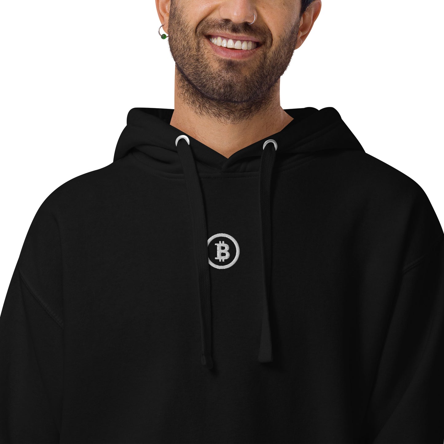 BITCOIN STANDARD STICK HOODIE BITVESTIS BITVESTIS Schwarz