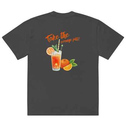 ORANGE PILL OVERSIZED T-SHIRT BITVESTIS BITVESTIS Faded Black