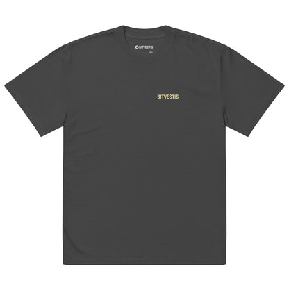 Oversized T-Shirt in Premium-Qualität – setze ein Zeichen für die Finanzwelt.

