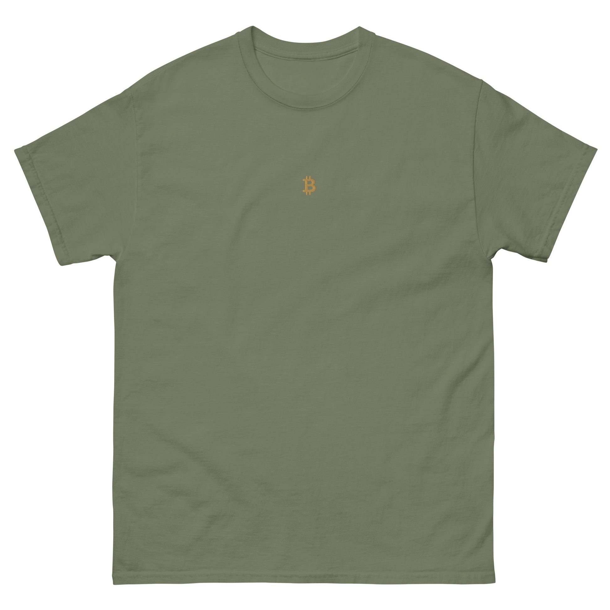 PREMIUM ₿ GOLD STICK T-SHIRT BITVESTIS BITVESTIS Militärgrün