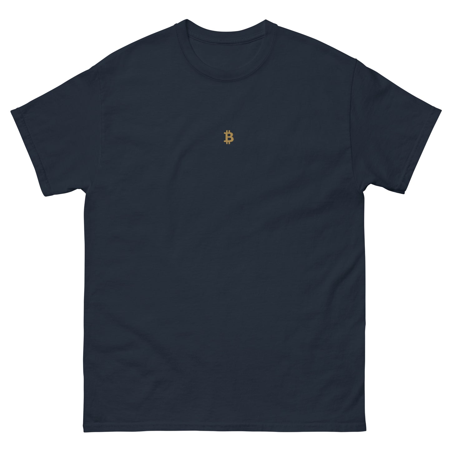 PREMIUM ₿ GOLD STICK T-SHIRT BITVESTIS BITVESTIS Navy