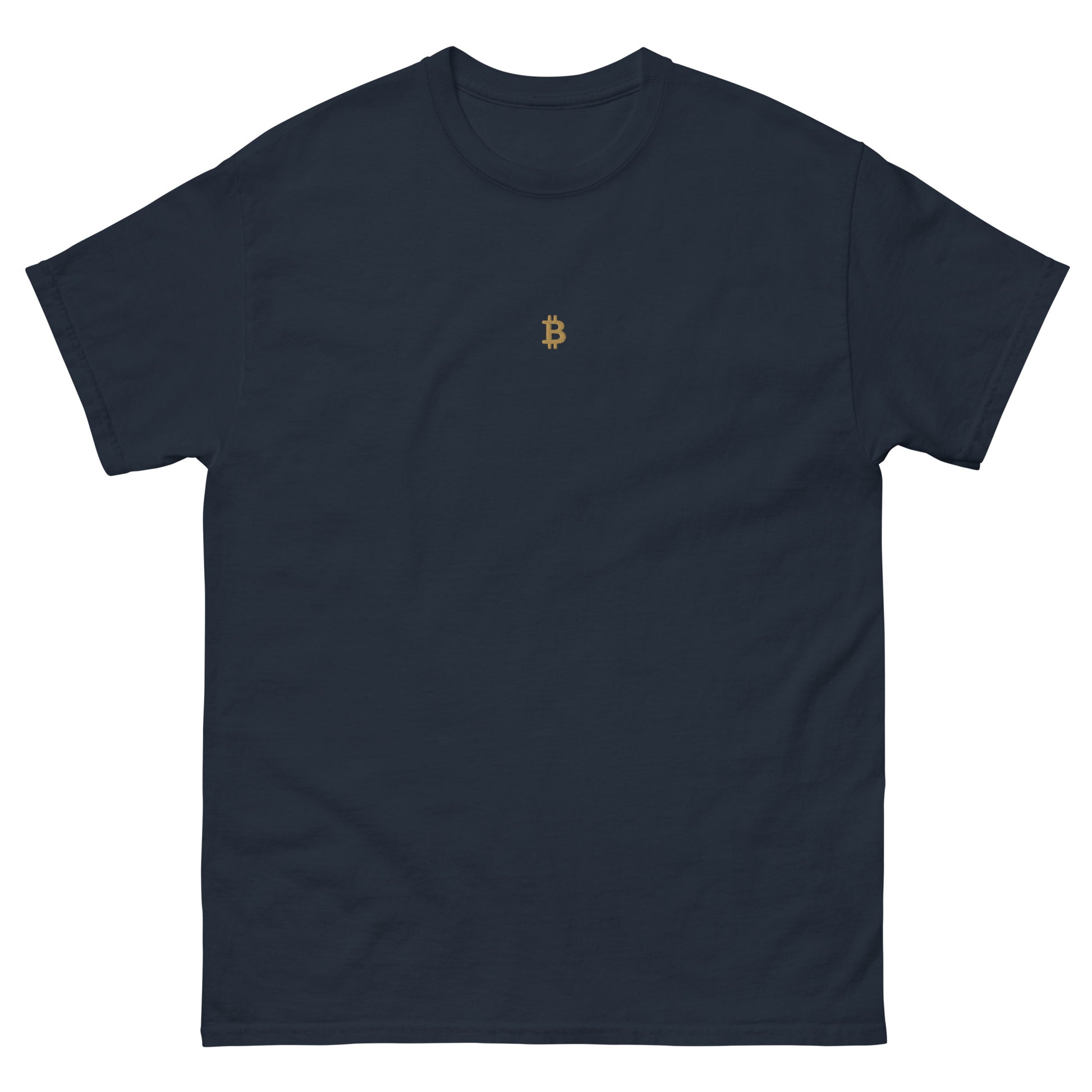 PREMIUM ₿ GOLD STICK T-SHIRT BITVESTIS BITVESTIS Navy