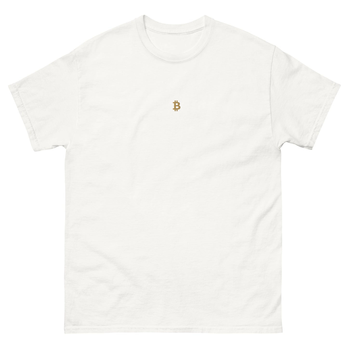 PREMIUM ₿ GOLD STICK T-SHIRT BITVESTIS BITVESTIS Weiß