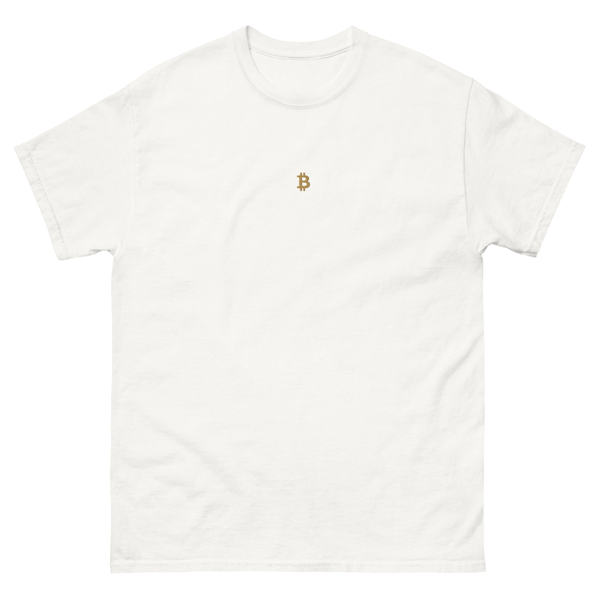 PREMIUM ₿ GOLD STICK T-SHIRT BITVESTIS BITVESTIS Weiß