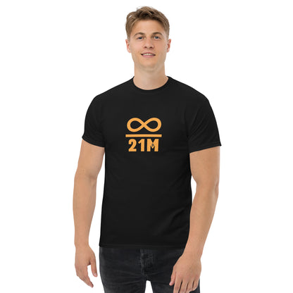 Premium-21M T-Shirt mit hochwertigem Druck – ideal für Bitcoin-Enthusiasten.