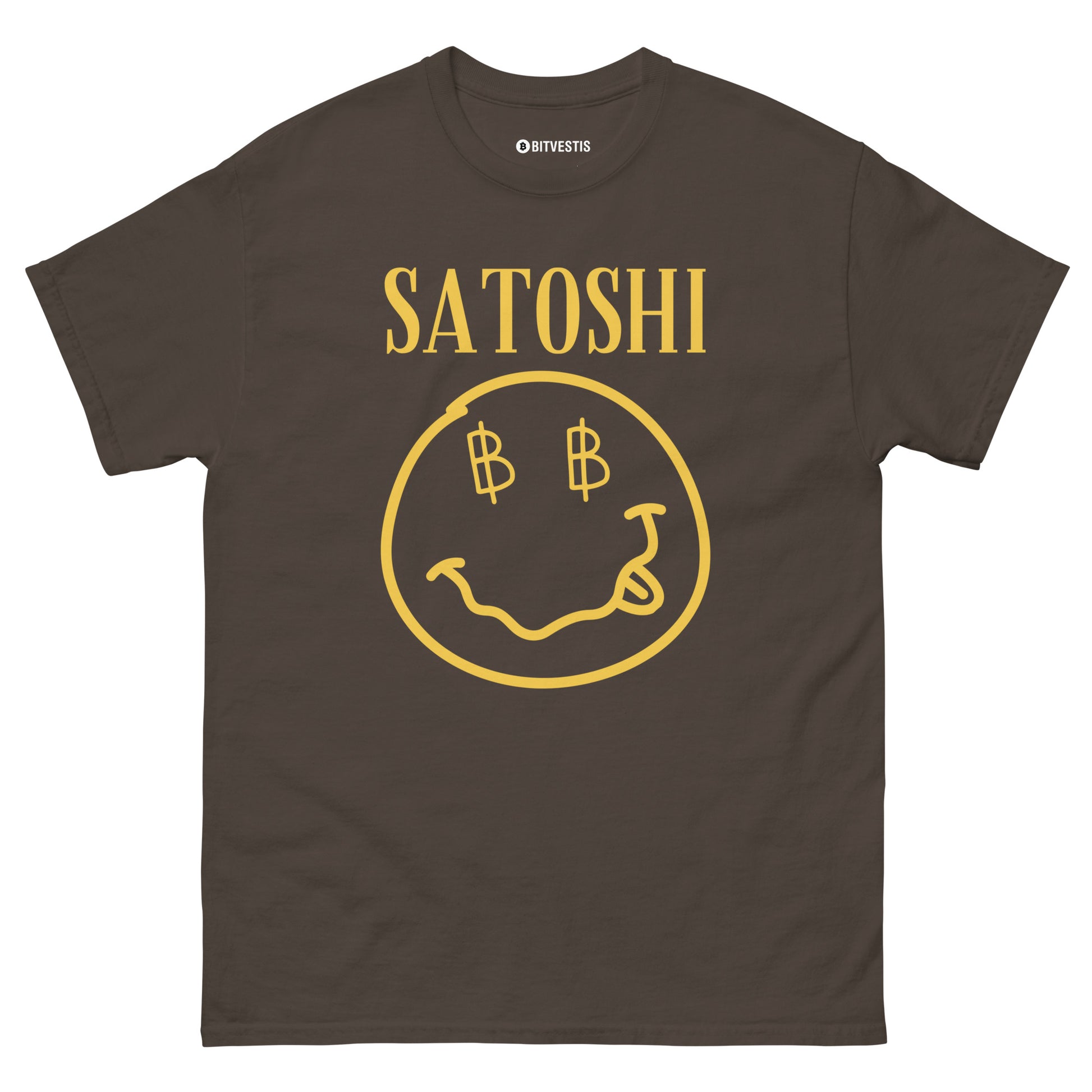 SATOSHI T-SHIRT BITVESTIS BITVESTIS Dark Chocolate