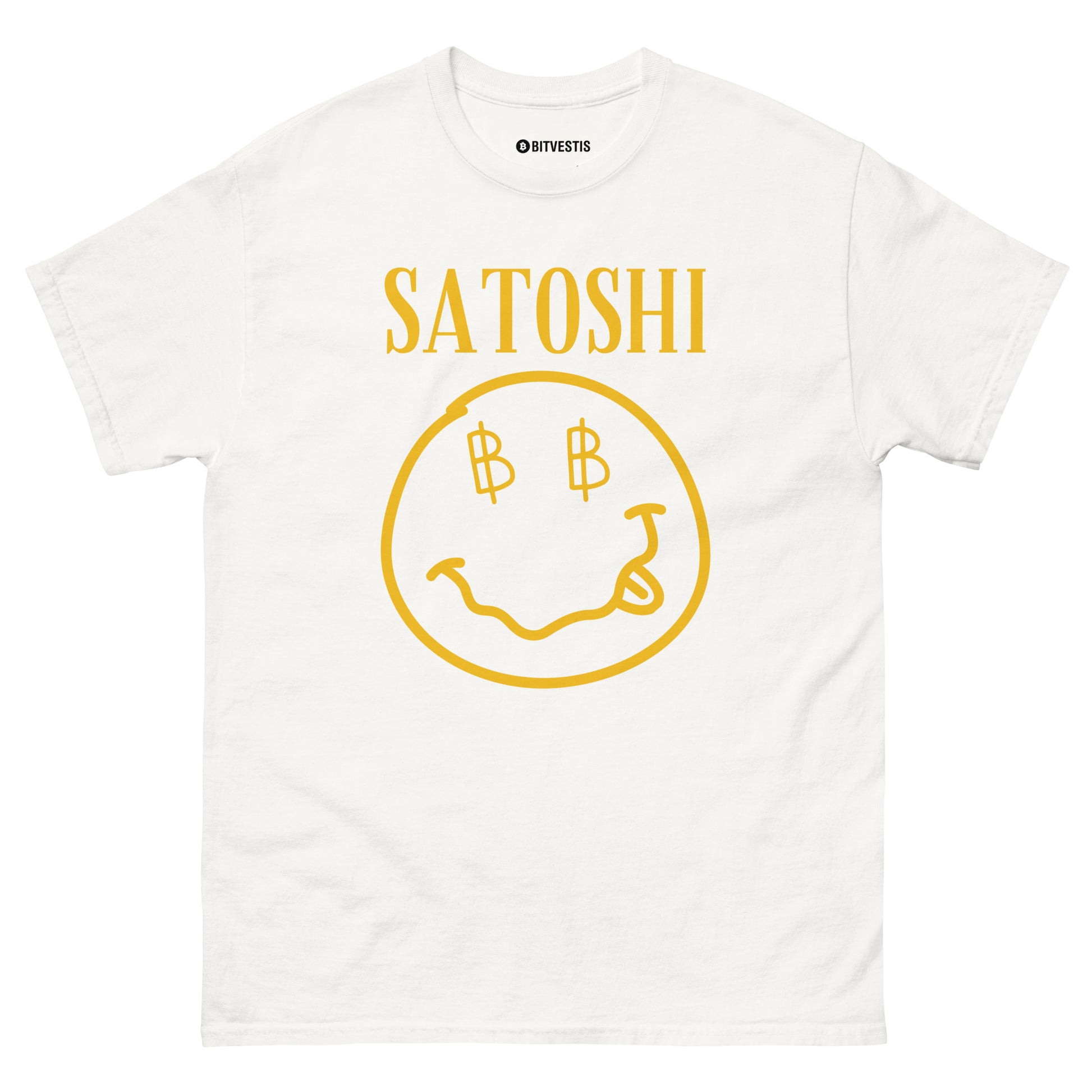 SATOSHI T-SHIRT BITVESTIS BITVESTIS White