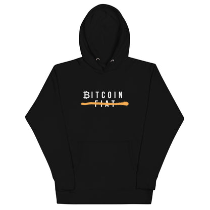 Stilvoller Bitcoin Hoodie mit klassischem Design – ideal für alle, die ihre Begeisterung für Kryptowährungen zeigen möchten.
