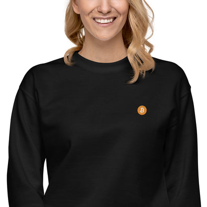 Stylischer und gemütlicher Bitcoin Pullover für Fans der Krypto-Welt.