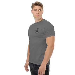 BITCOIN CLASSIC T - SHIRT in Holzkohle S ( von BITVESTIS)