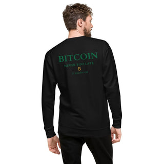 BITCOIN CLUB PULLOVER in Schwarz S ( von BITVESTIS)