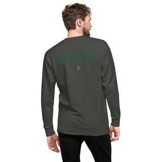 BITCOIN CLUB PULLOVER in Vintage Schwarz S ( von BITVESTIS)
