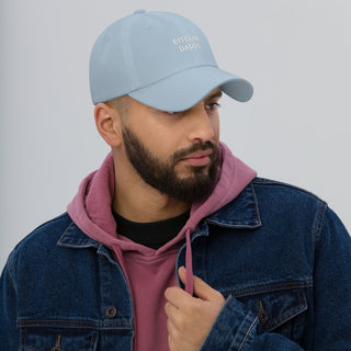 Bitcoin Daddy Cap in Babyblau von BITVESTIS