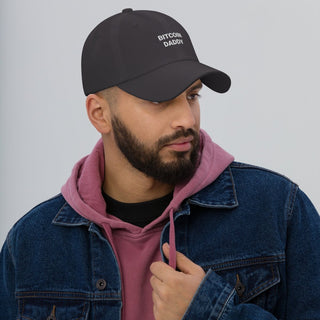 Bitcoin Daddy Cap in Grau von BITVESTIS