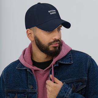 Bitcoin Daddy Cap in Navy von BITVESTIS