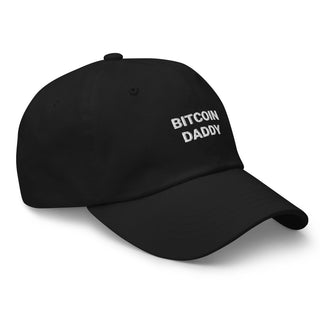 Bitcoin Daddy Cap in Schwarz von BITVESTIS