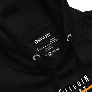 BITCOIN FIAT HOODIE in Schwarz S ( von BITVESTIS)
