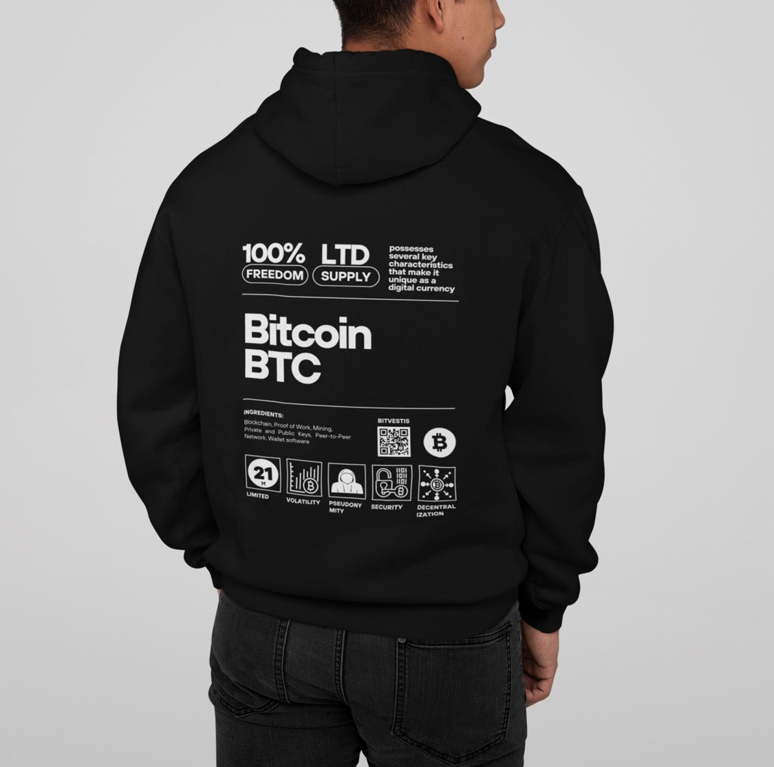 Hochwertiges Bitcoin-T-Shirt perfekt für die Krypto-Mode