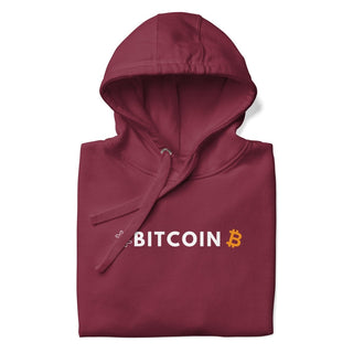 BITCOIN HOODIE in Kastanienbraun S ( von BITVESTIS)