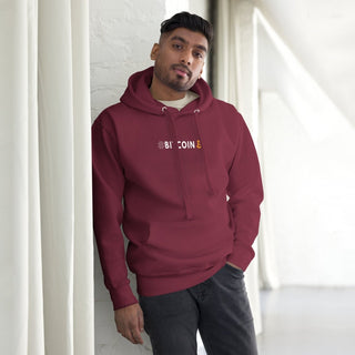 BITCOIN HOODIE in Kastanienbraun S ( von BITVESTIS)