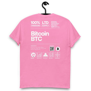 BITCOIN LABEL T - SHIRT in Natürlich S ( von BITVESTIS)