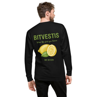 BITCOIN LEMON HOODIE in Bone S ( von BITVESTIS)