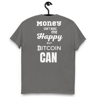BITCOIN MAKE HAPPY in Holzkohle S ( von BITVESTIS)