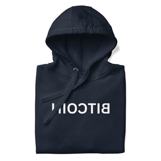 BITCOIN MIRROR HOODIE in Navy Blazer S ( von BITVESTIS)