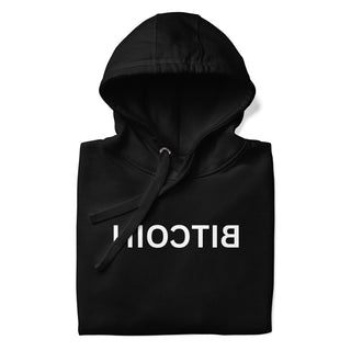 BITCOIN MIRROR HOODIE in Schwarz S ( von BITVESTIS)