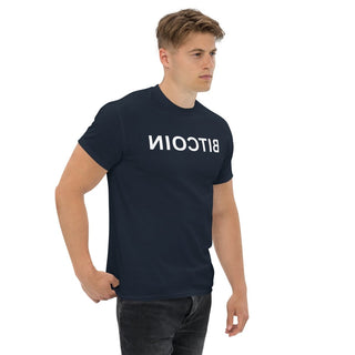 BITCOIN MIRROR T - SHIRT in Navy S ( von BITVESTIS)