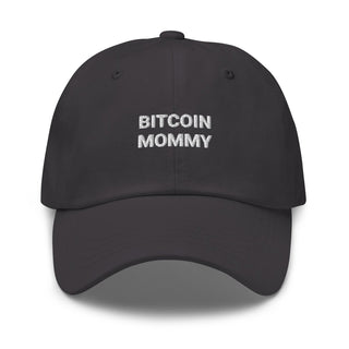 Bitcoin Mommy Cap in Dunkelgrau von BITVESTIS