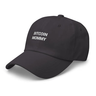 Bitcoin Mommy Cap in Dunkelgrau von BITVESTIS