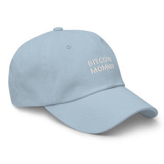 Bitcoin Mommy Cap in Hellblau von BITVESTIS