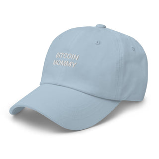 Bitcoin Mommy Cap in Hellblau von BITVESTIS